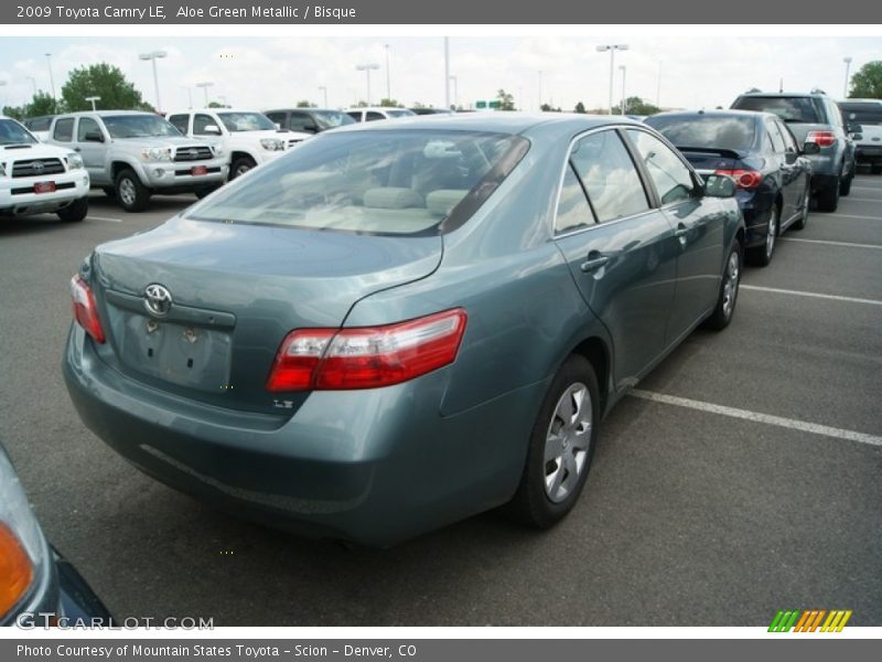 Aloe Green Metallic / Bisque 2009 Toyota Camry LE