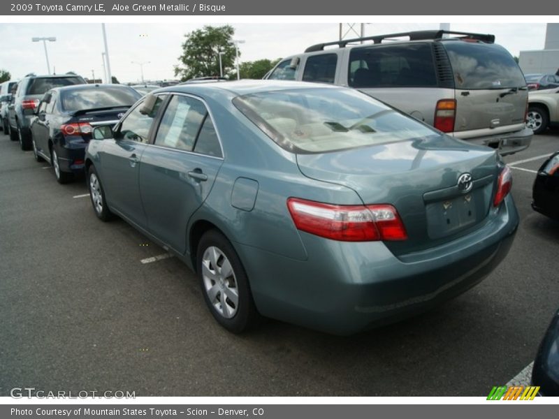 Aloe Green Metallic / Bisque 2009 Toyota Camry LE