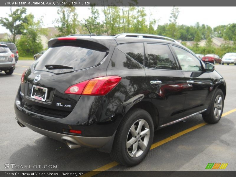 Super Black / Black 2009 Nissan Murano SL AWD