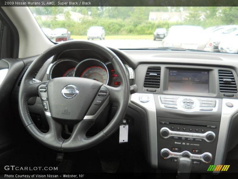 Super Black / Black 2009 Nissan Murano SL AWD