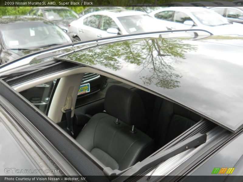 Super Black / Black 2009 Nissan Murano SL AWD