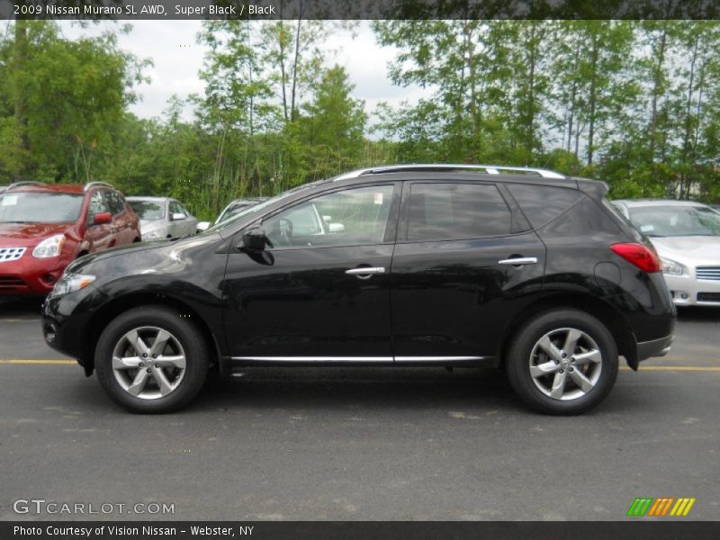 Super Black / Black 2009 Nissan Murano SL AWD