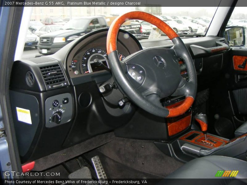 Platinum Blue Metallic / designo Charcoal 2007 Mercedes-Benz G 55 AMG
