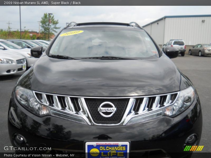 Super Black / Black 2009 Nissan Murano SL AWD