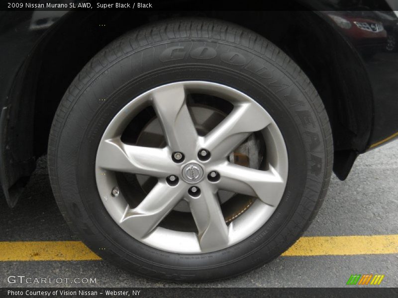 Super Black / Black 2009 Nissan Murano SL AWD