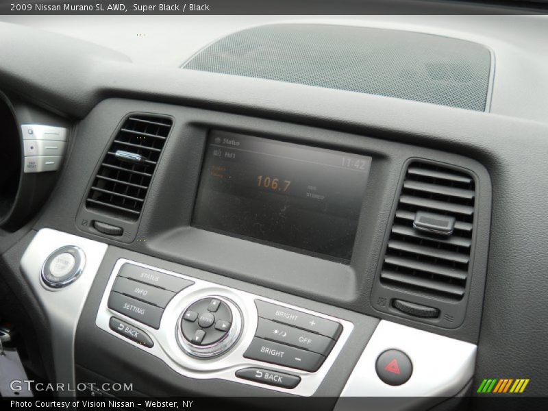 Super Black / Black 2009 Nissan Murano SL AWD