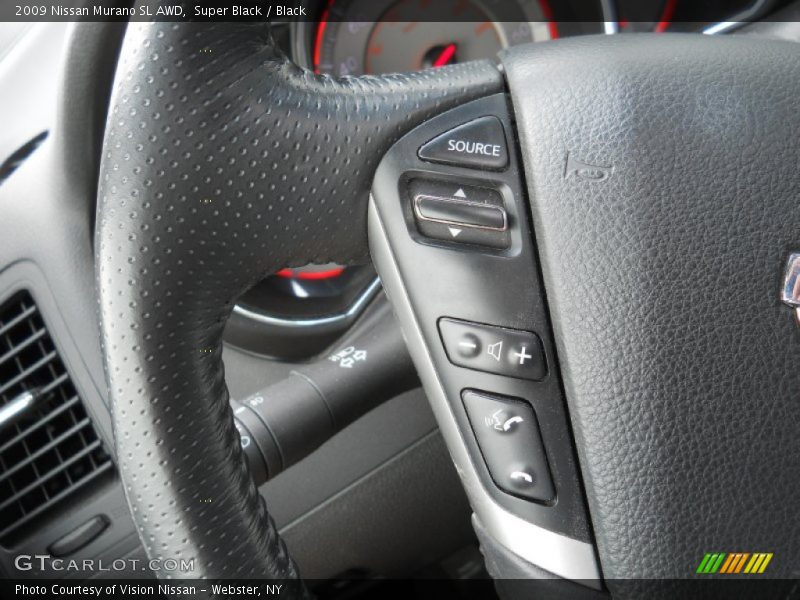 Super Black / Black 2009 Nissan Murano SL AWD