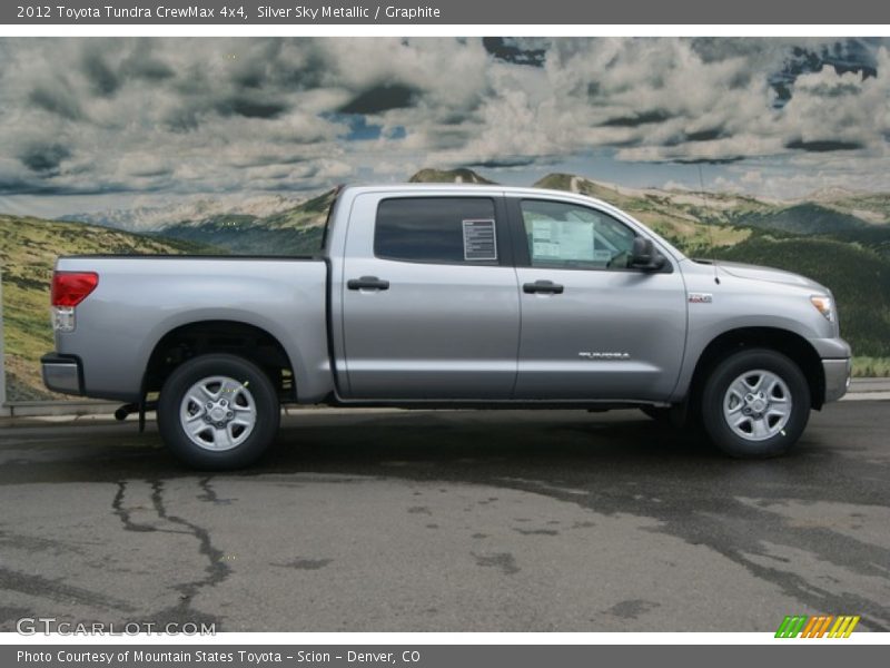 Silver Sky Metallic / Graphite 2012 Toyota Tundra CrewMax 4x4