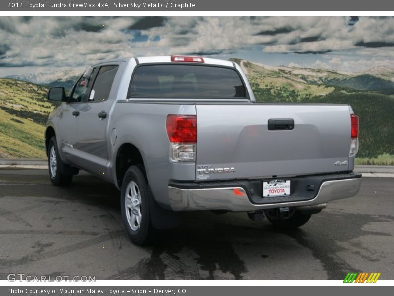 Silver Sky Metallic / Graphite 2012 Toyota Tundra CrewMax 4x4