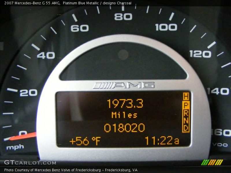 Platinum Blue Metallic / designo Charcoal 2007 Mercedes-Benz G 55 AMG