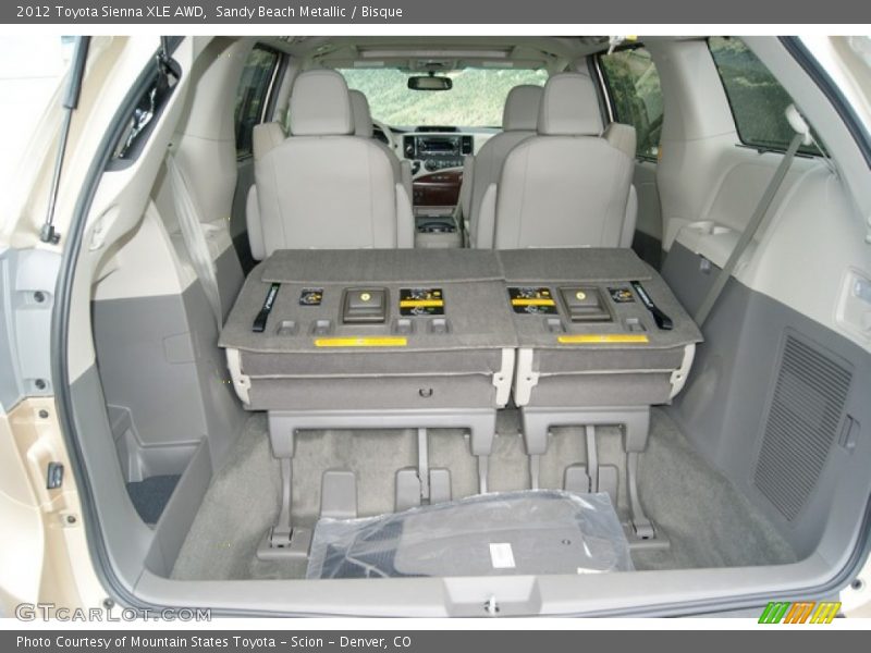 Sandy Beach Metallic / Bisque 2012 Toyota Sienna XLE AWD