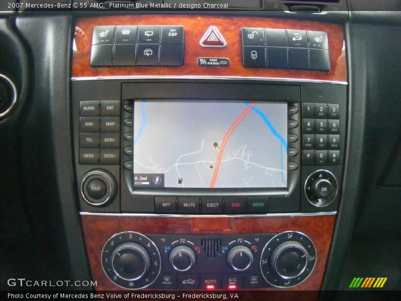 Platinum Blue Metallic / designo Charcoal 2007 Mercedes-Benz G 55 AMG