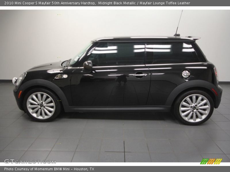 Midnight Black Metallic / Mayfair Lounge Toffee Leather 2010 Mini Cooper S Mayfair 50th Anniversary Hardtop