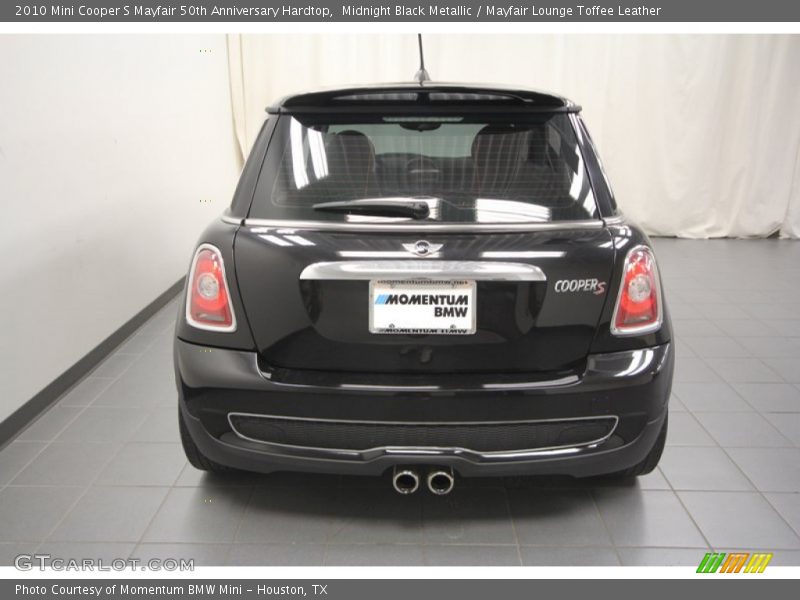 Midnight Black Metallic / Mayfair Lounge Toffee Leather 2010 Mini Cooper S Mayfair 50th Anniversary Hardtop