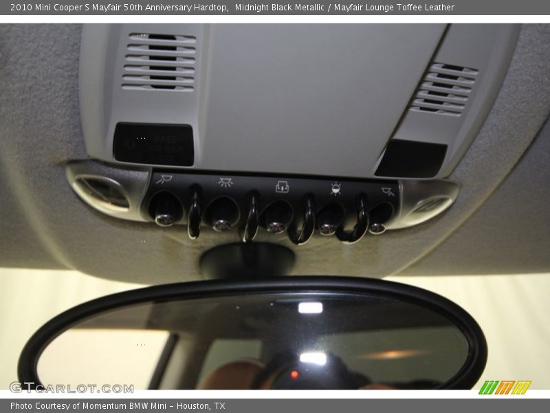 Midnight Black Metallic / Mayfair Lounge Toffee Leather 2010 Mini Cooper S Mayfair 50th Anniversary Hardtop