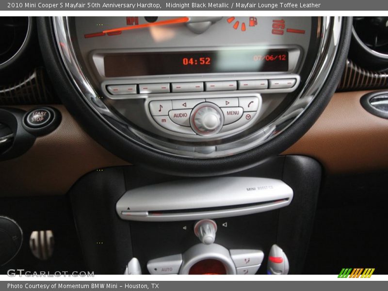 Controls of 2010 Cooper S Mayfair 50th Anniversary Hardtop