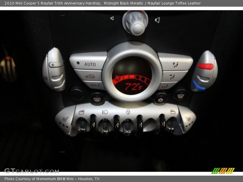 Controls of 2010 Cooper S Mayfair 50th Anniversary Hardtop