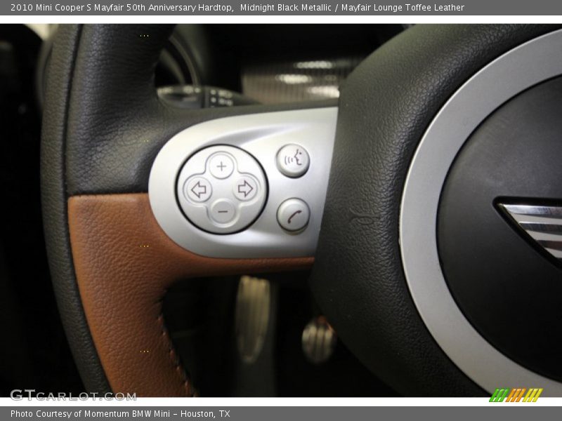 Controls of 2010 Cooper S Mayfair 50th Anniversary Hardtop