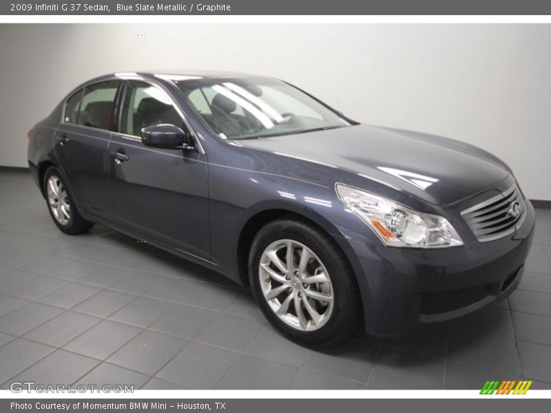 Blue Slate Metallic / Graphite 2009 Infiniti G 37 Sedan