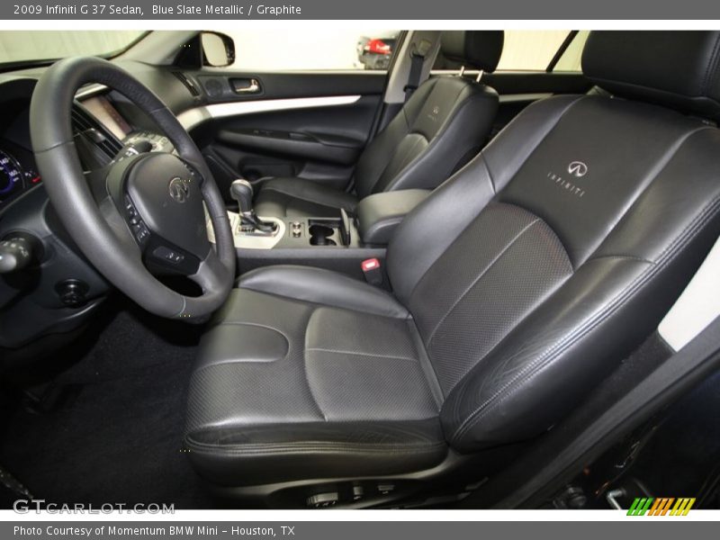 Blue Slate Metallic / Graphite 2009 Infiniti G 37 Sedan