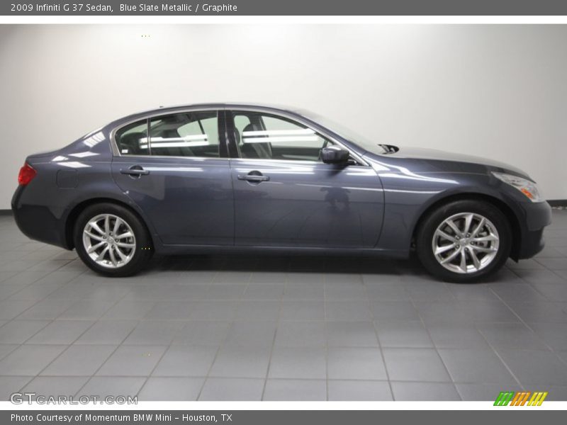 Blue Slate Metallic / Graphite 2009 Infiniti G 37 Sedan