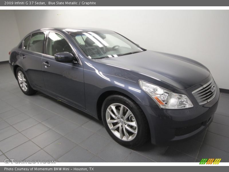 Blue Slate Metallic / Graphite 2009 Infiniti G 37 Sedan