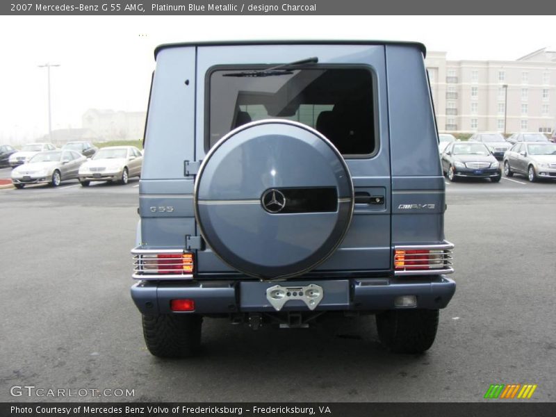 Platinum Blue Metallic / designo Charcoal 2007 Mercedes-Benz G 55 AMG