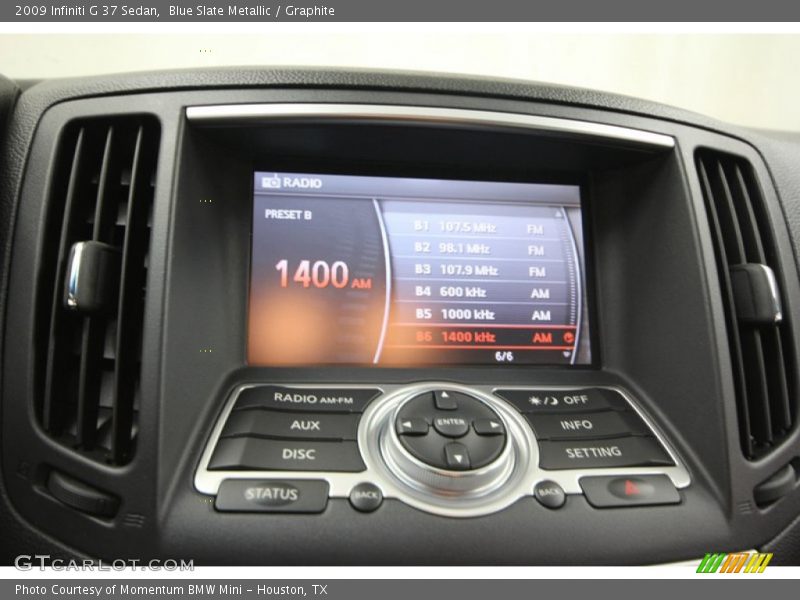 Blue Slate Metallic / Graphite 2009 Infiniti G 37 Sedan