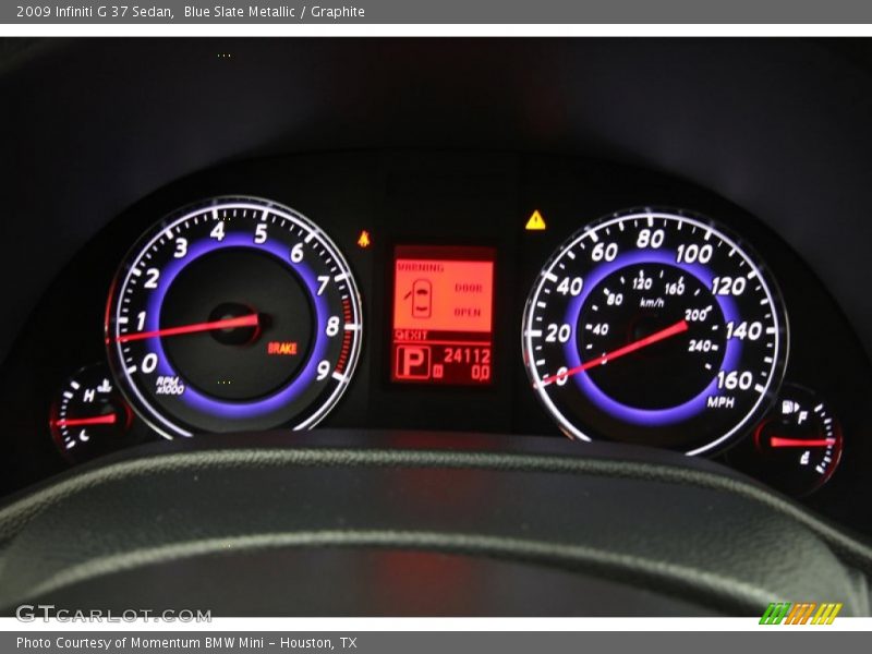 Blue Slate Metallic / Graphite 2009 Infiniti G 37 Sedan