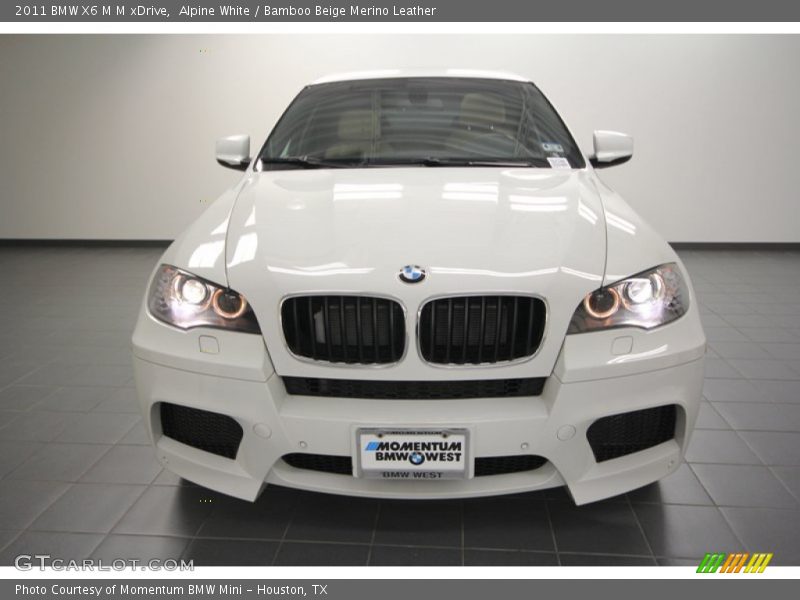 Alpine White / Bamboo Beige Merino Leather 2011 BMW X6 M M xDrive