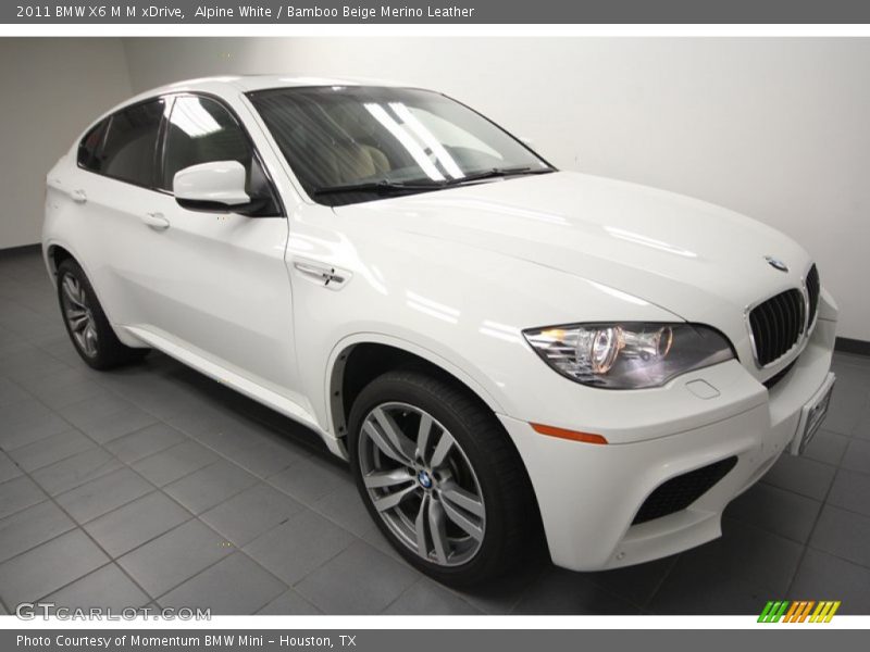 Alpine White / Bamboo Beige Merino Leather 2011 BMW X6 M M xDrive