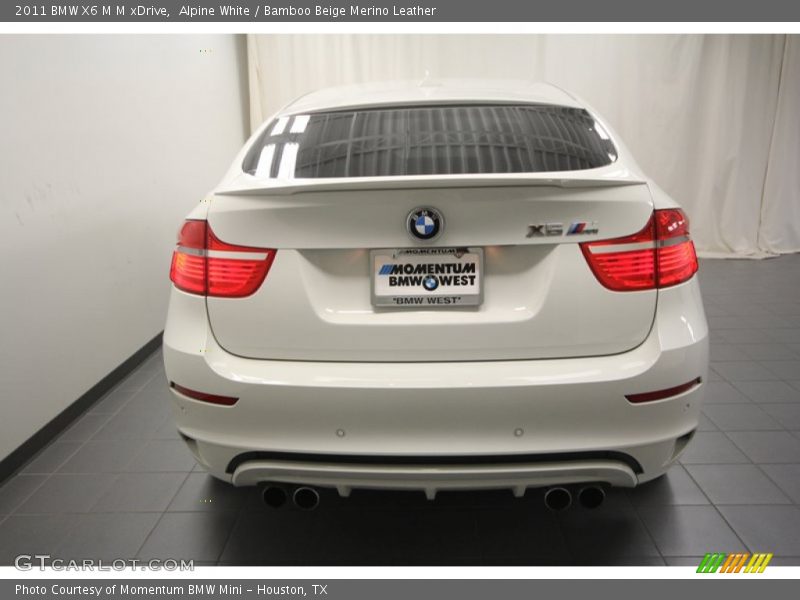 Alpine White / Bamboo Beige Merino Leather 2011 BMW X6 M M xDrive