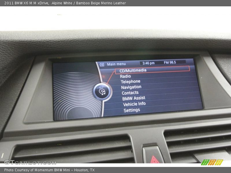 Alpine White / Bamboo Beige Merino Leather 2011 BMW X6 M M xDrive