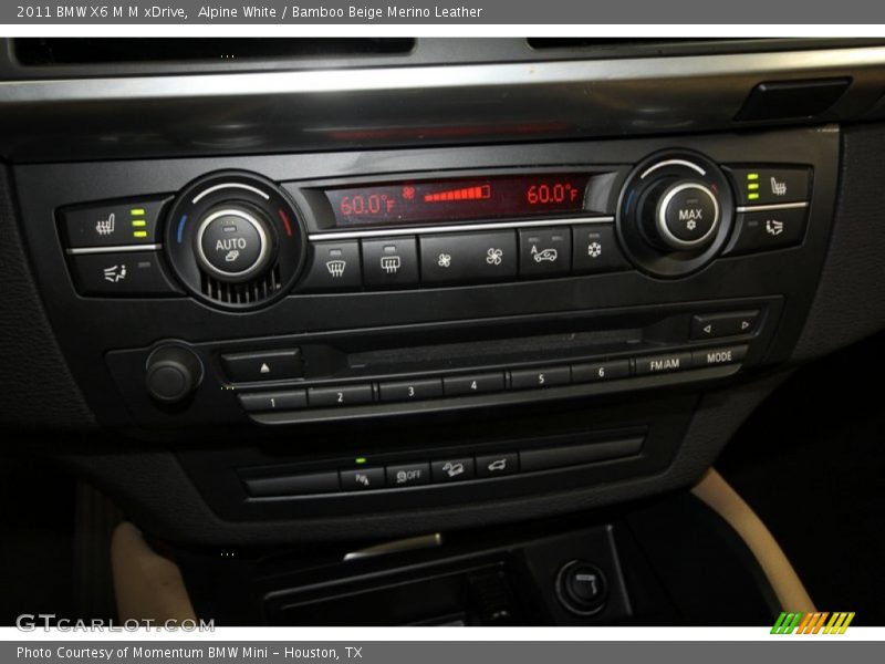 Controls of 2011 X6 M M xDrive