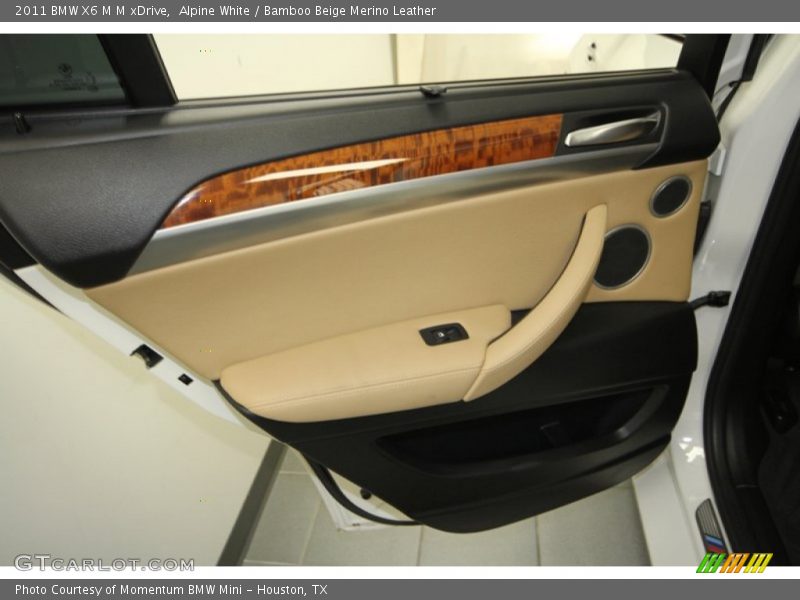 Alpine White / Bamboo Beige Merino Leather 2011 BMW X6 M M xDrive