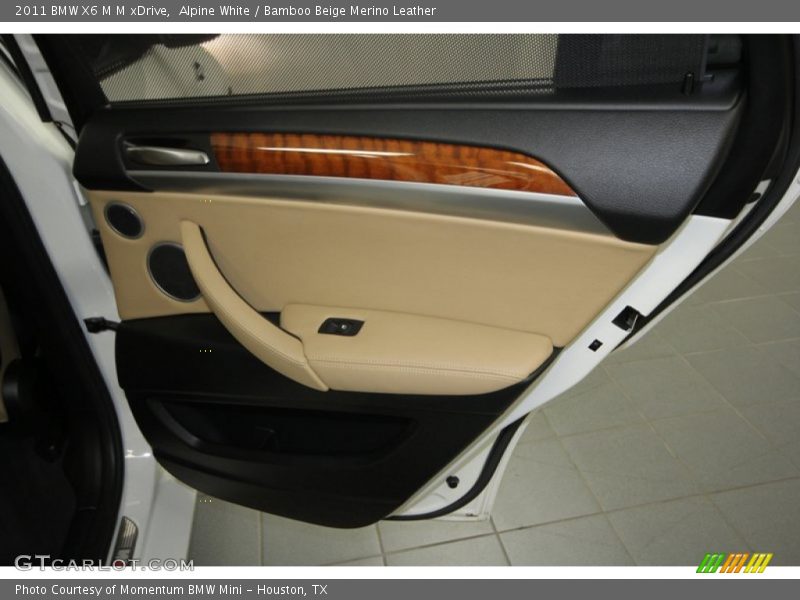 Alpine White / Bamboo Beige Merino Leather 2011 BMW X6 M M xDrive