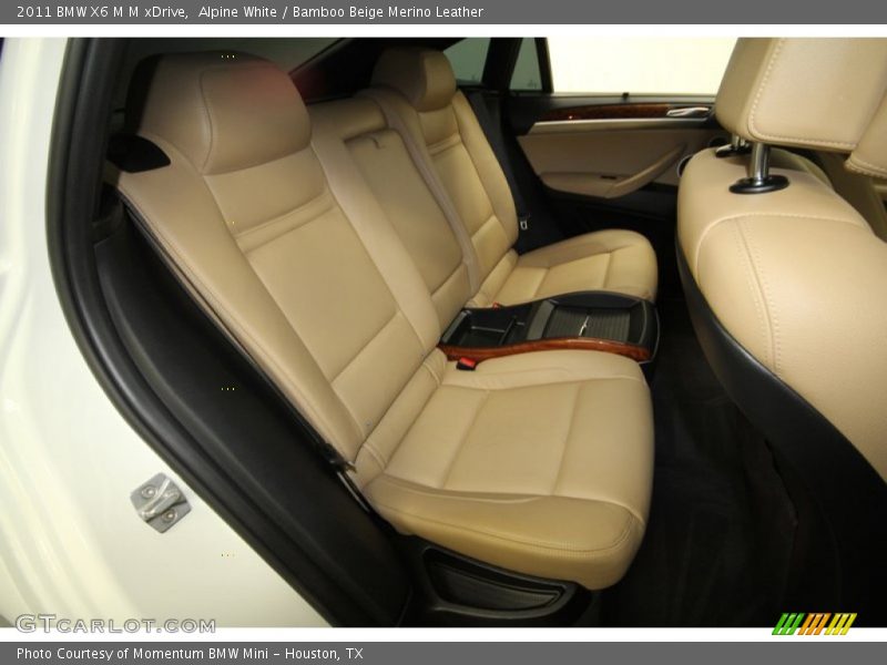 Alpine White / Bamboo Beige Merino Leather 2011 BMW X6 M M xDrive