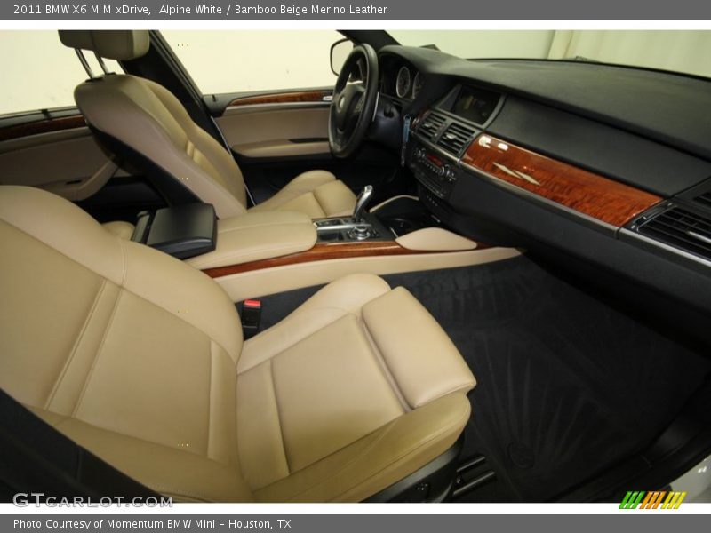 Alpine White / Bamboo Beige Merino Leather 2011 BMW X6 M M xDrive