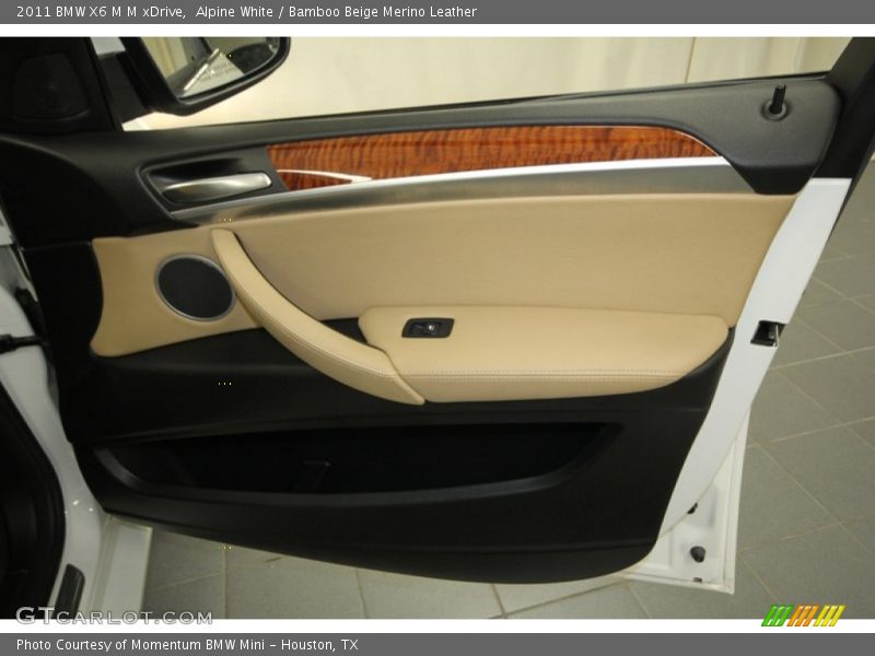 Alpine White / Bamboo Beige Merino Leather 2011 BMW X6 M M xDrive