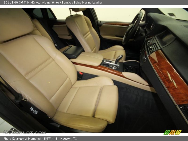 Alpine White / Bamboo Beige Merino Leather 2011 BMW X6 M M xDrive