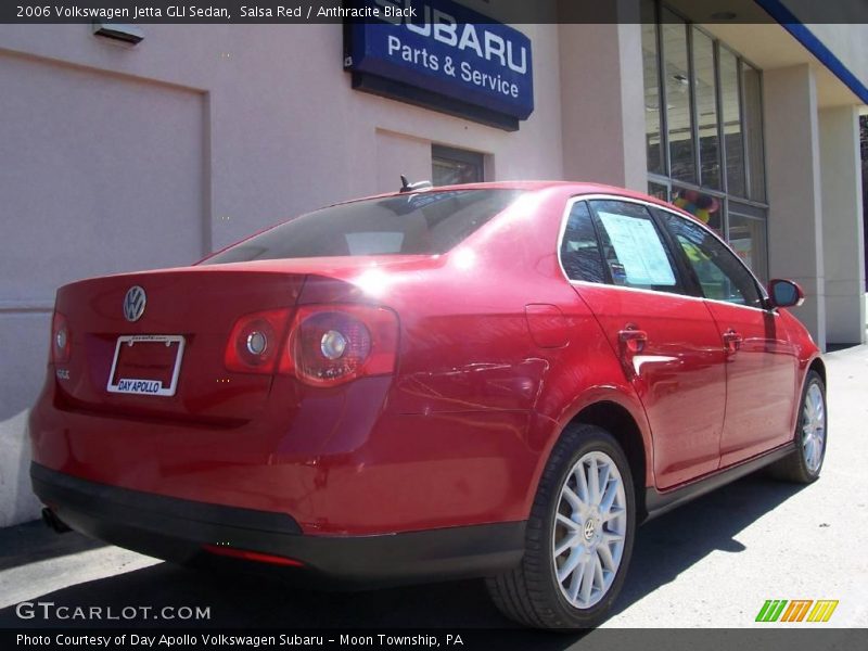 Salsa Red / Anthracite Black 2006 Volkswagen Jetta GLI Sedan