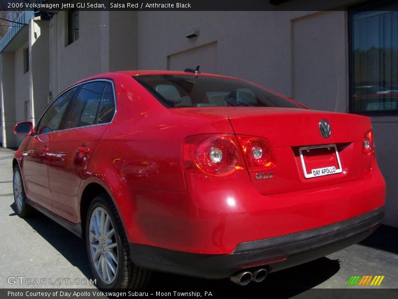 Salsa Red / Anthracite Black 2006 Volkswagen Jetta GLI Sedan