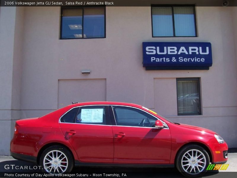 Salsa Red / Anthracite Black 2006 Volkswagen Jetta GLI Sedan