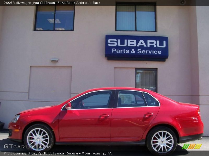 Salsa Red / Anthracite Black 2006 Volkswagen Jetta GLI Sedan