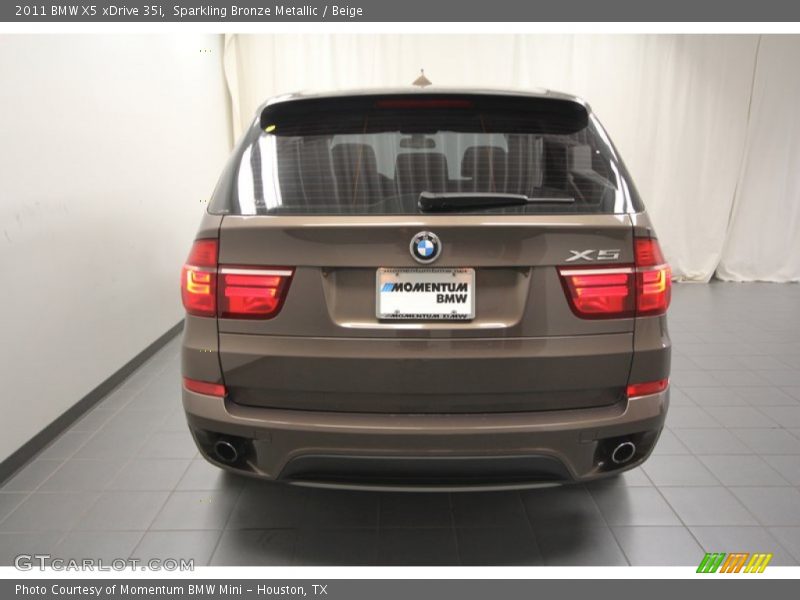 Sparkling Bronze Metallic / Beige 2011 BMW X5 xDrive 35i