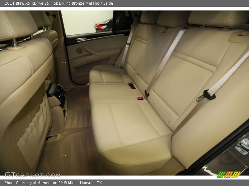 Rear Seat of 2011 X5 xDrive 35i