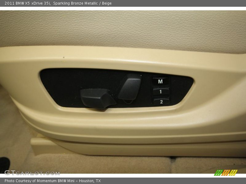 Sparkling Bronze Metallic / Beige 2011 BMW X5 xDrive 35i