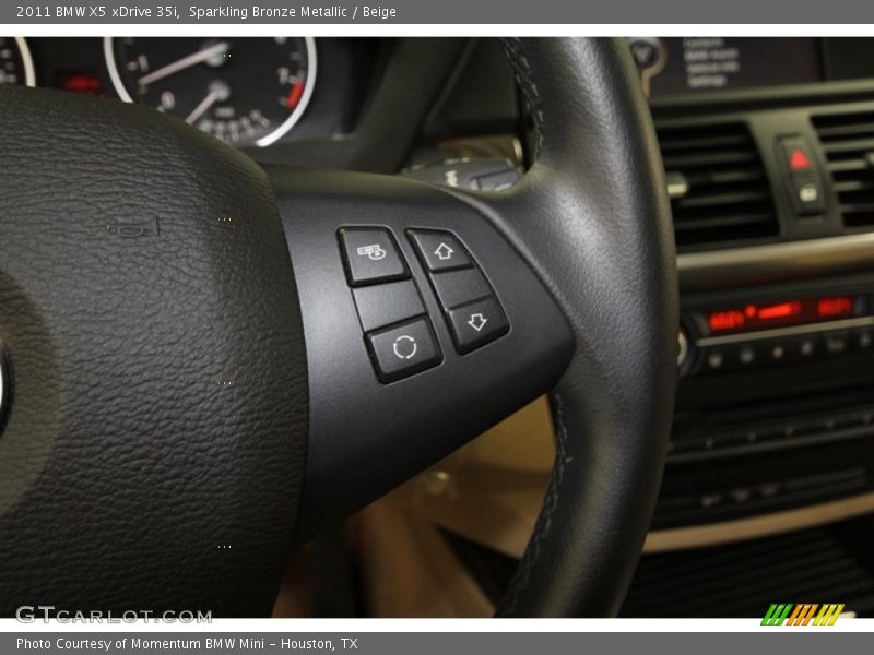 Sparkling Bronze Metallic / Beige 2011 BMW X5 xDrive 35i