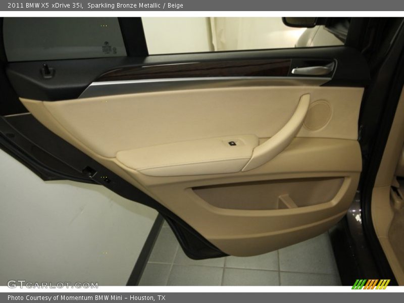 Sparkling Bronze Metallic / Beige 2011 BMW X5 xDrive 35i