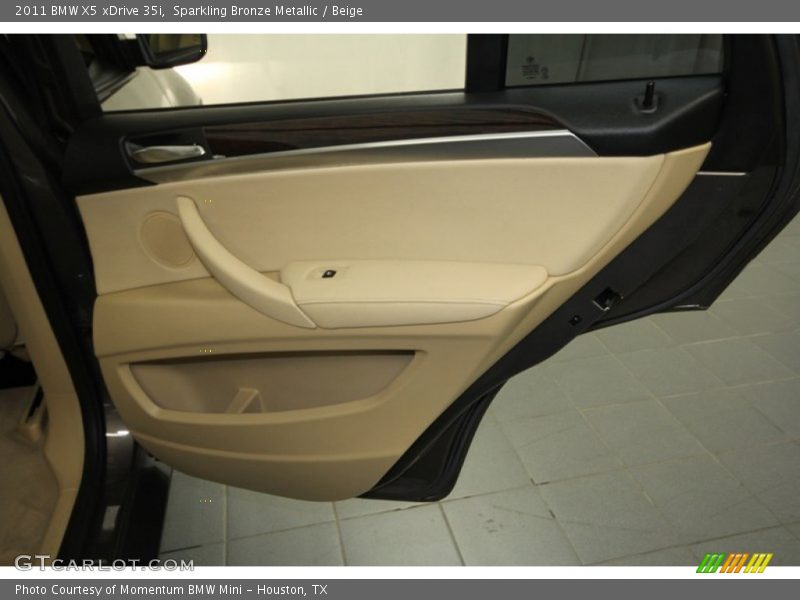 Sparkling Bronze Metallic / Beige 2011 BMW X5 xDrive 35i